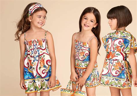 dolce and gabbana girls dresses